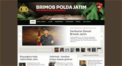 Desktop Screenshot of brimobpoldajatim.com