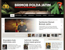 Tablet Screenshot of brimobpoldajatim.com